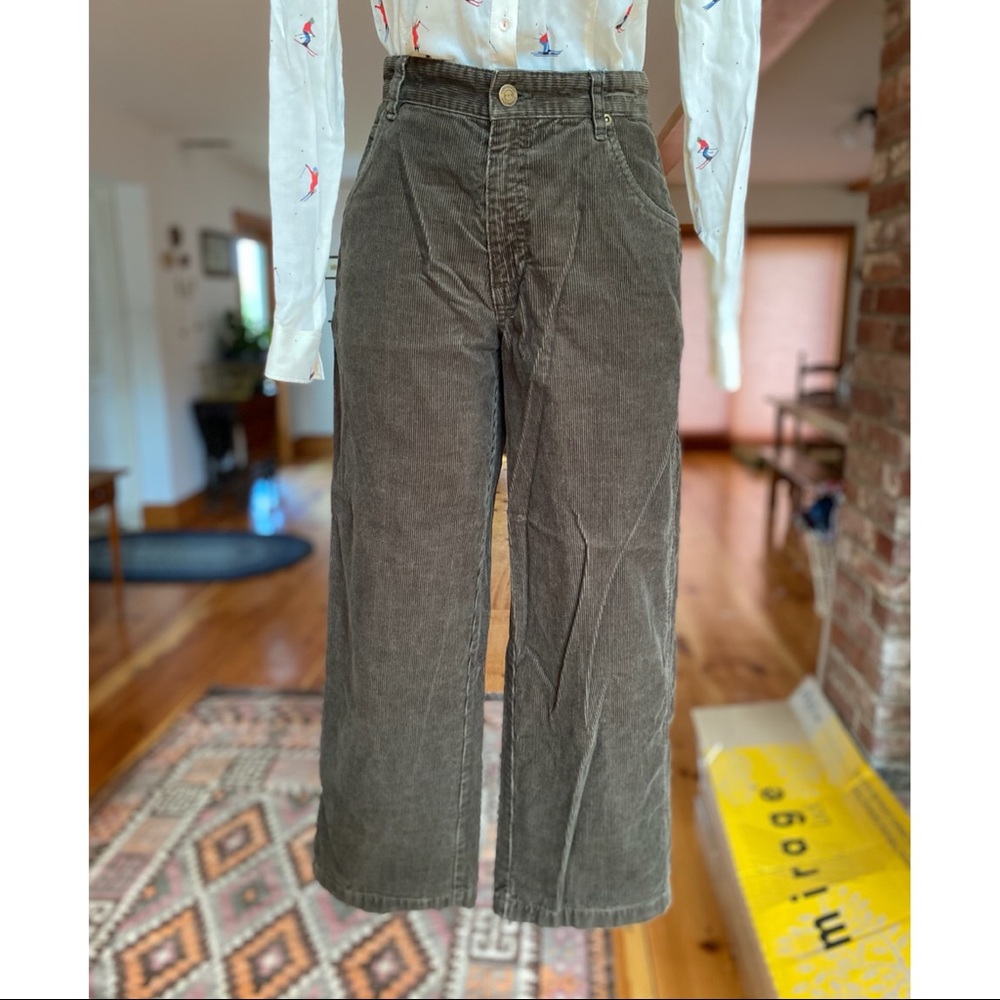 Covington Brown Corduroy Wide Leg Kids Pants